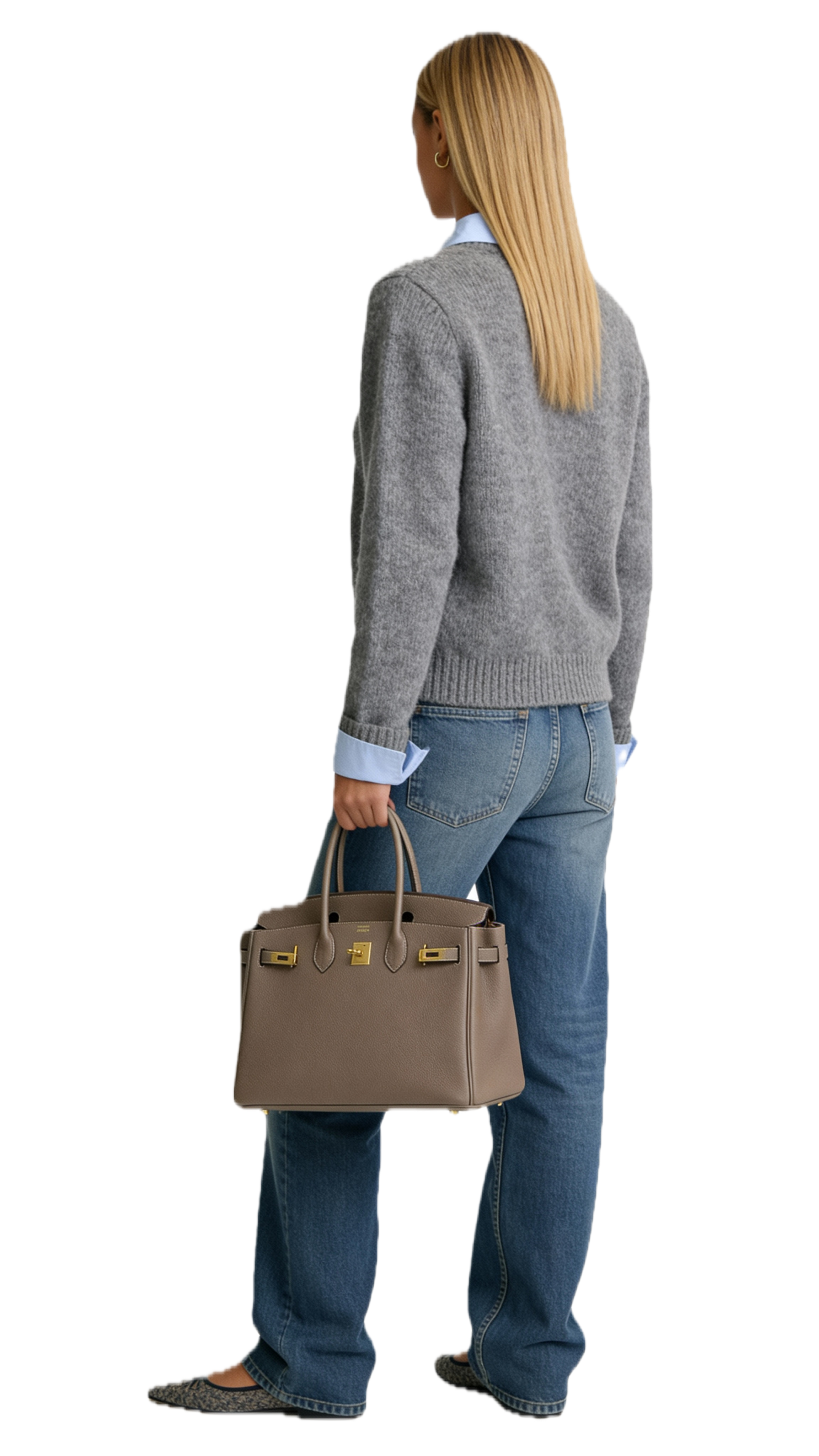 Fake Two Shirts Collar Sweater