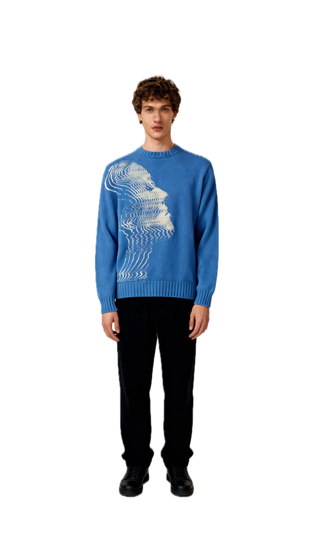 O-neck Gothic Sweater