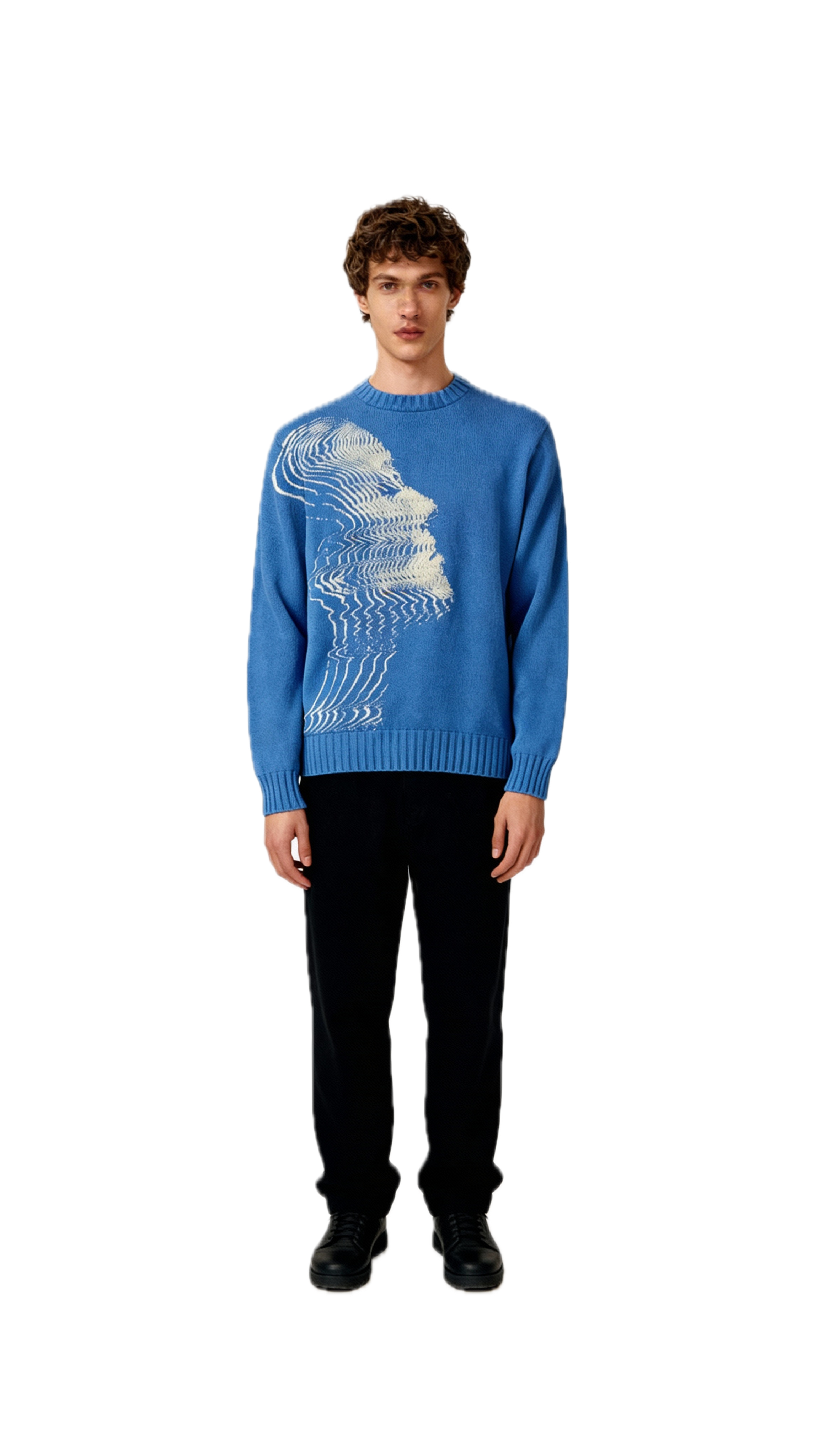 O-neck Gothic Sweater