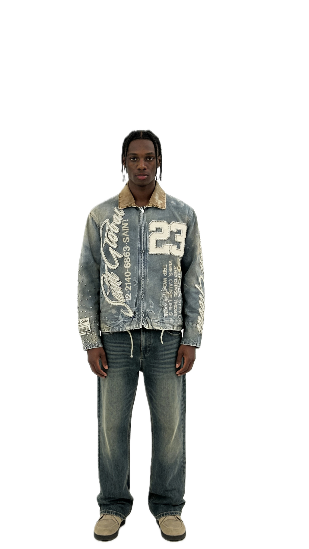 Y2K Retro Rivet Jacket