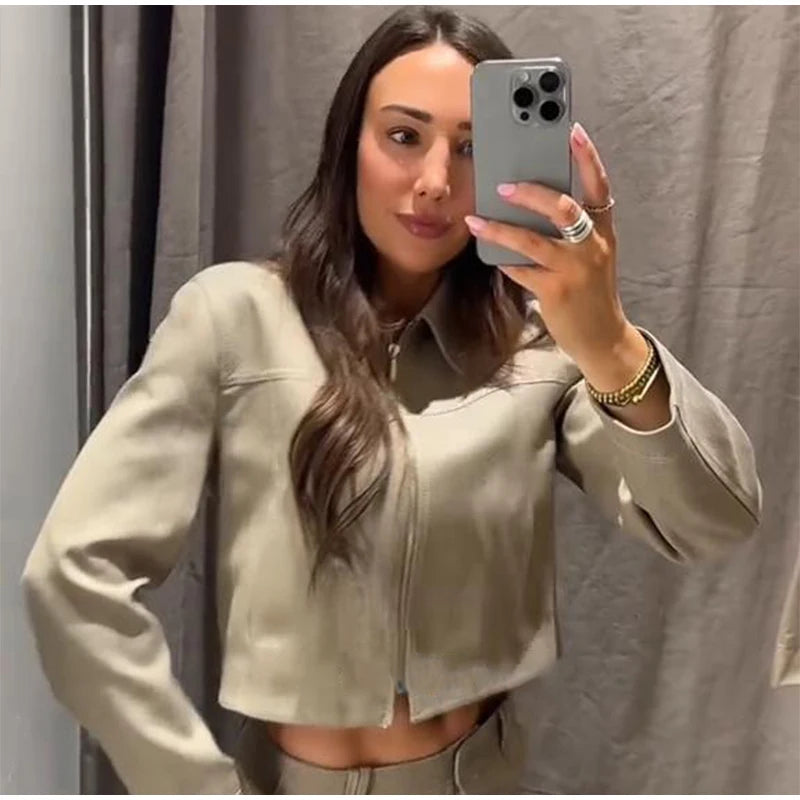 Sleeve Pleated Jacket