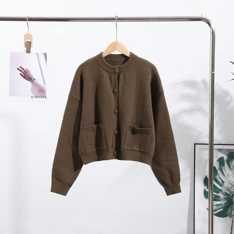Cardigan O Neck F Jacket