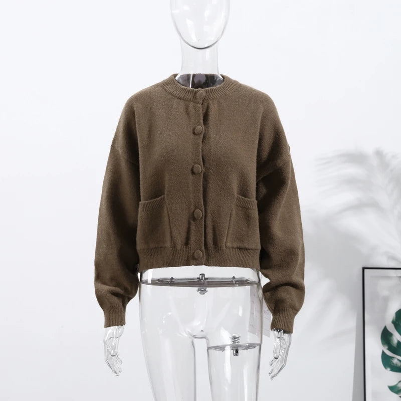 Cardigan O Neck F Jacket