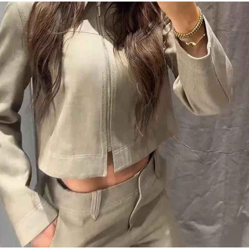 Sleeve Pleated Jacket