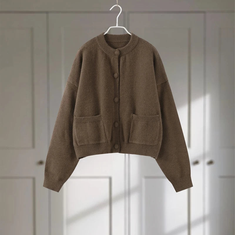 Cardigan O Neck F Jacket