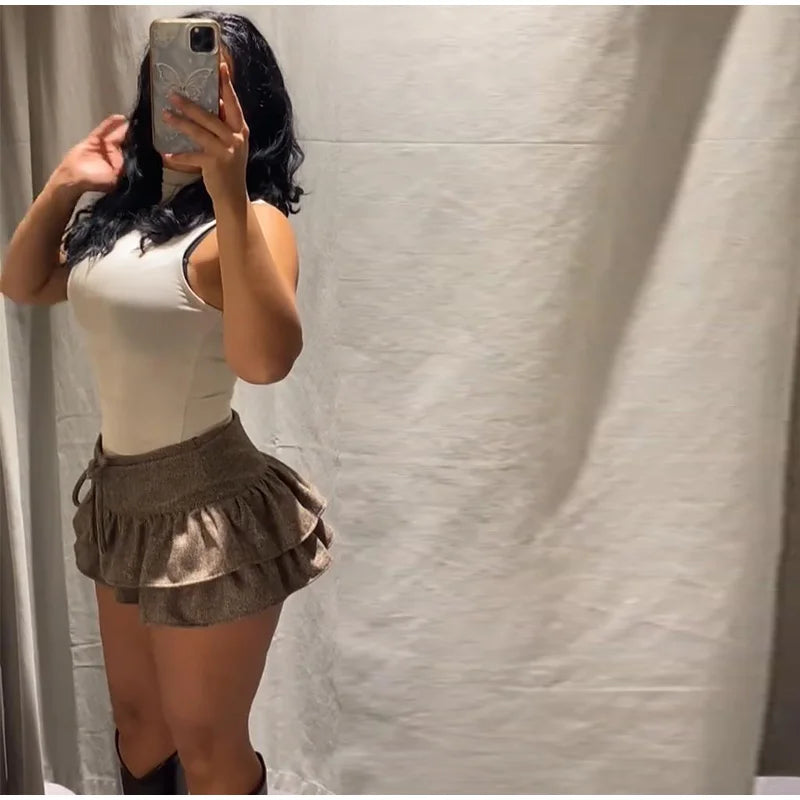 Twill Jacket Short Culottes