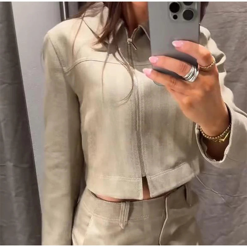 Sleeve Pleated Jacket