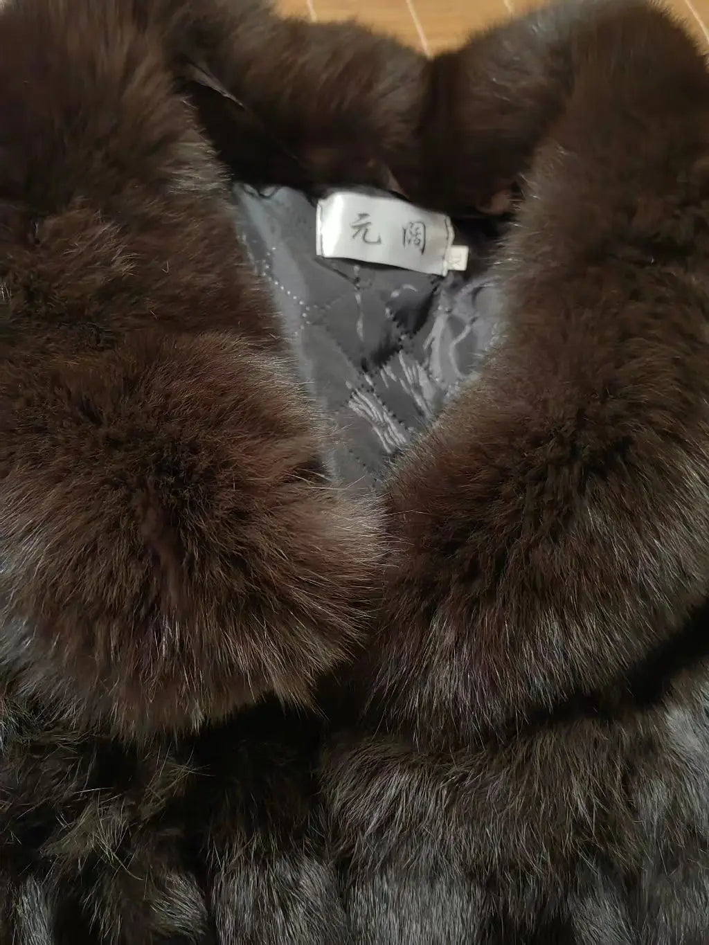 Real Rex Rabbit Fur Coat f