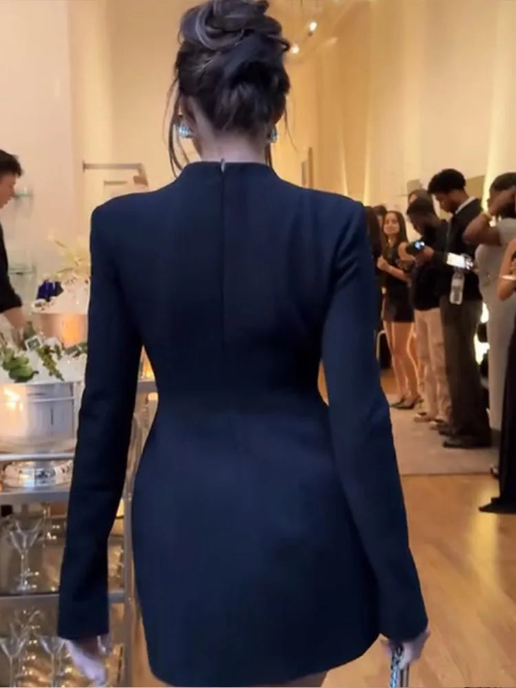 Black Hollow Out Mini