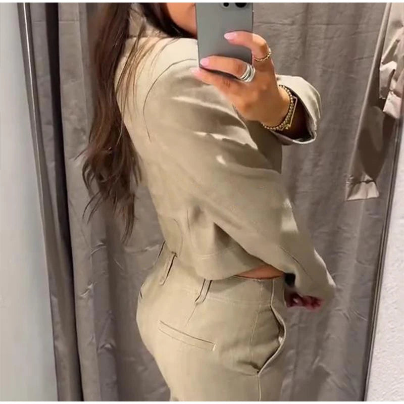 Sleeve Pleated Jacket