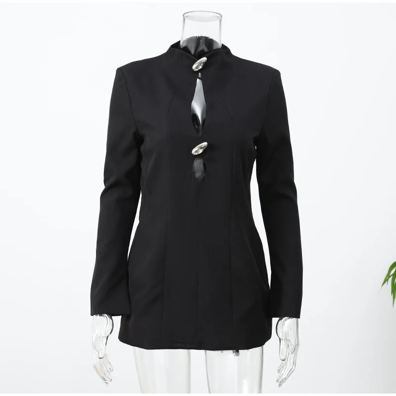 Black Hollow Out Mini