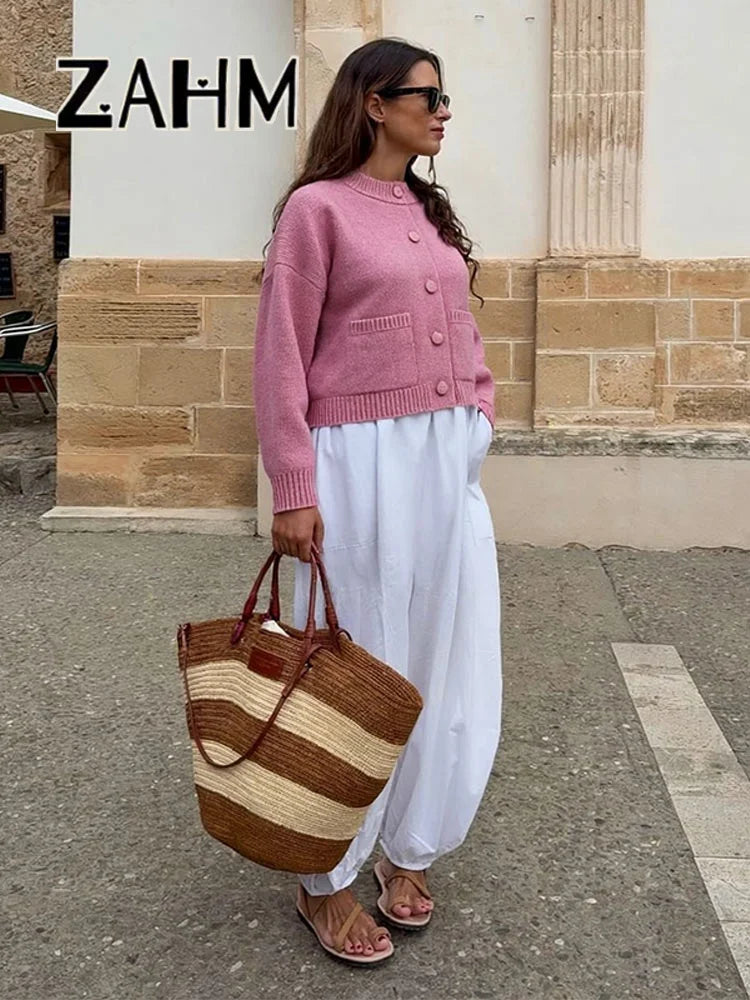 Cardigan O Neck F Jacket