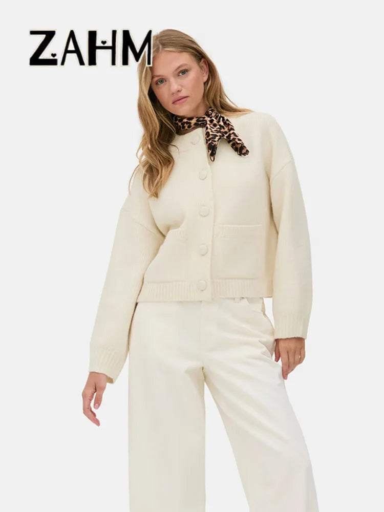 Cardigan O Neck F Jacket