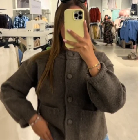 Cardigan O Neck F Jacket