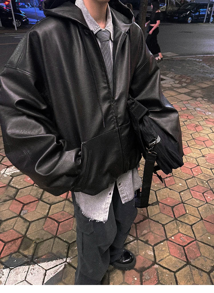 Black Lether Coat
