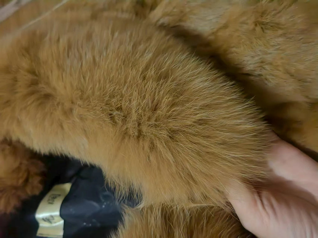 Real Rex Rabbit Fur Coat f