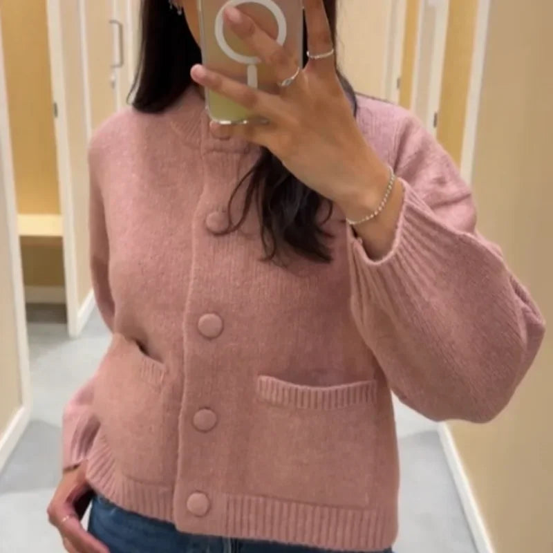 Cardigan O Neck F Jacket