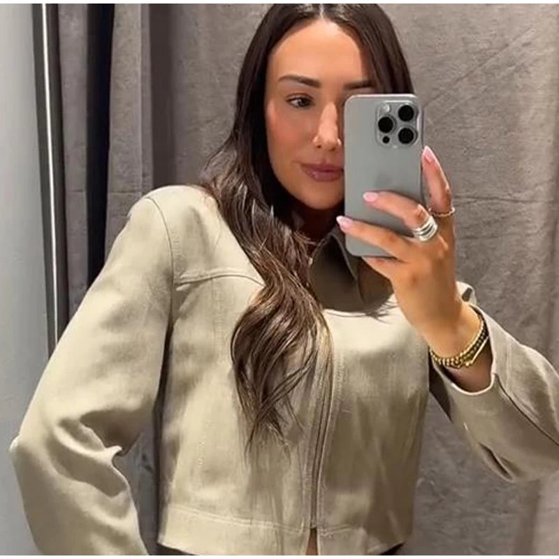 Sleeve Pleated Jacket