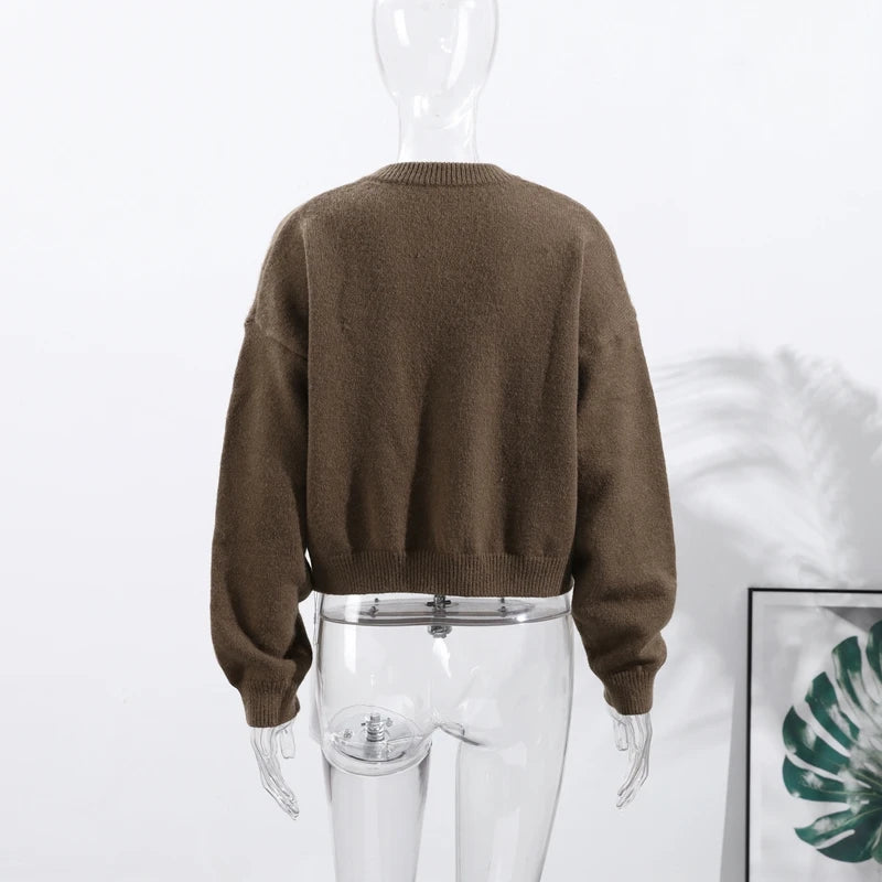 Cardigan O Neck F Jacket