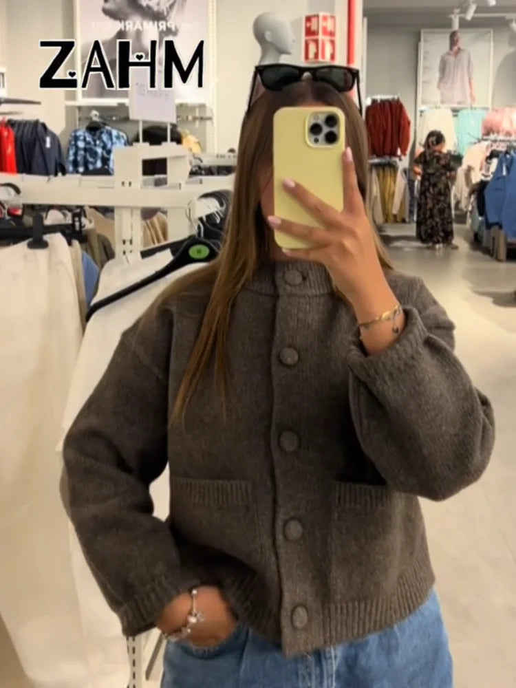 Cardigan O Neck F Jacket