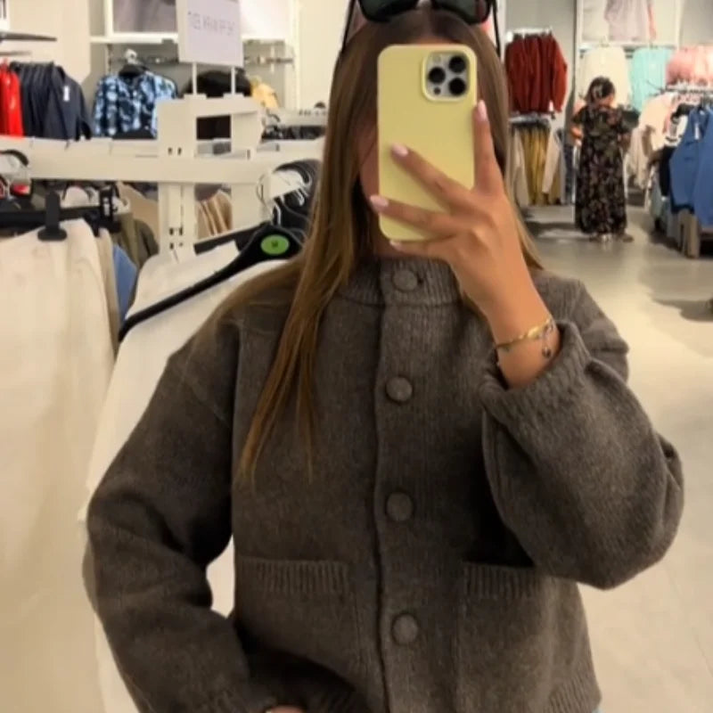 Cardigan O Neck F Jacket