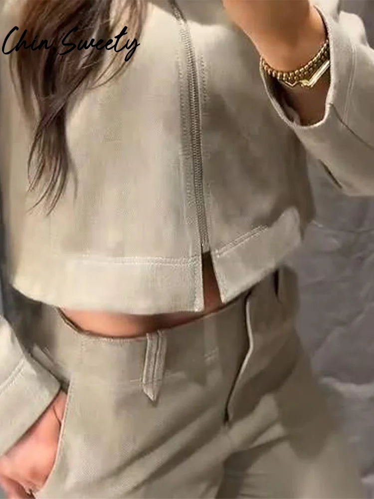 Sleeve Pleated Jacket