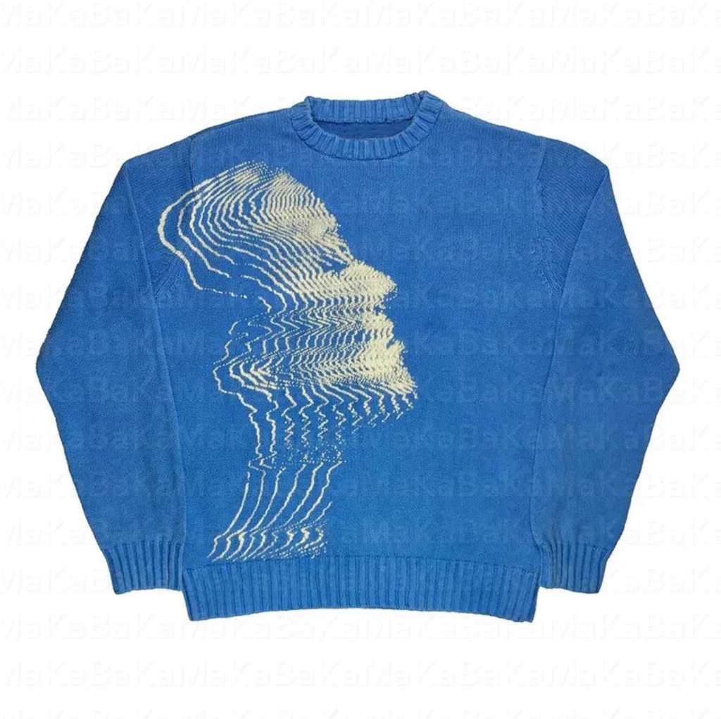 O-neck Gothic Sweater