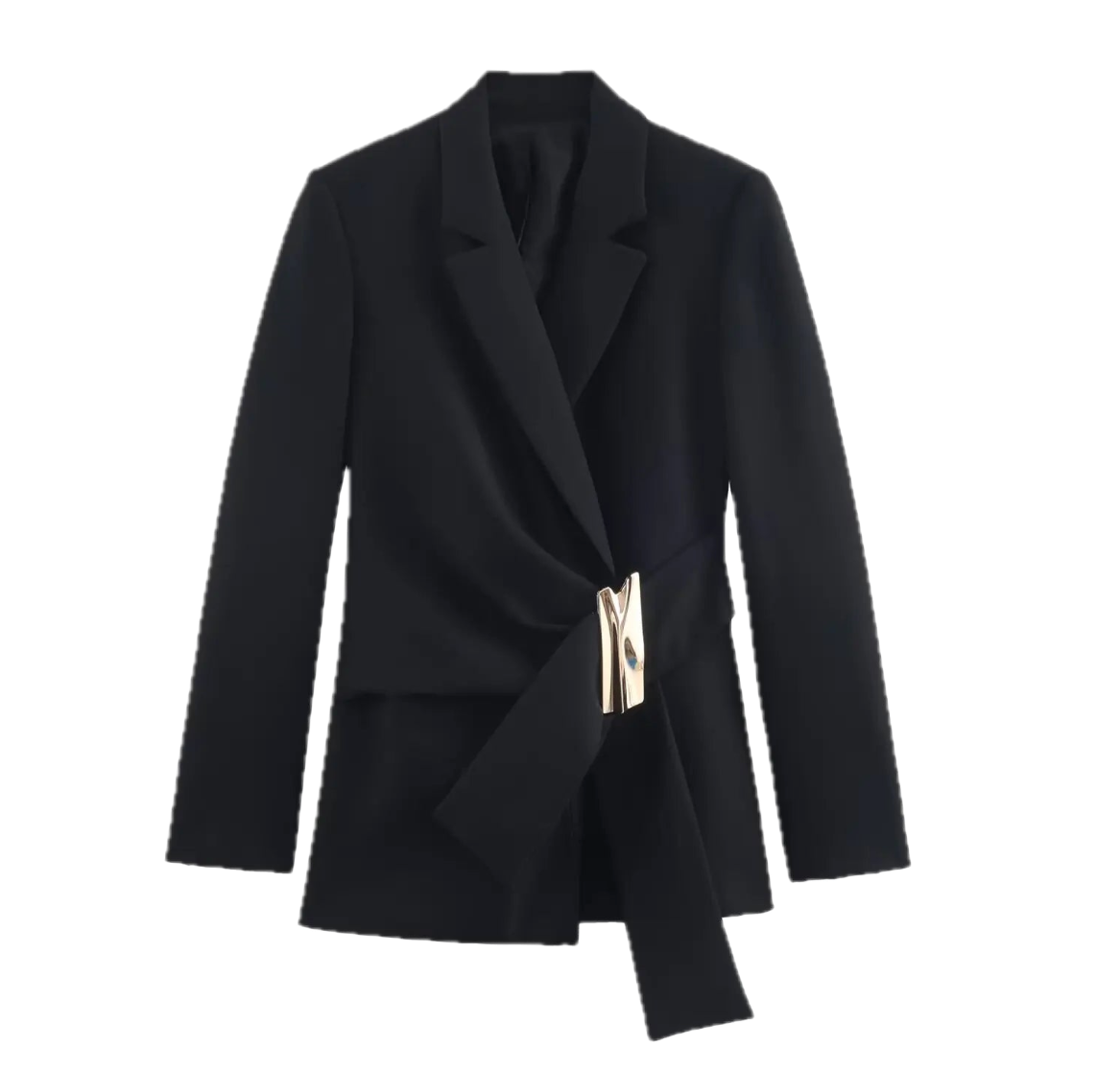 Office Lady Buttoned Blazer Jacket