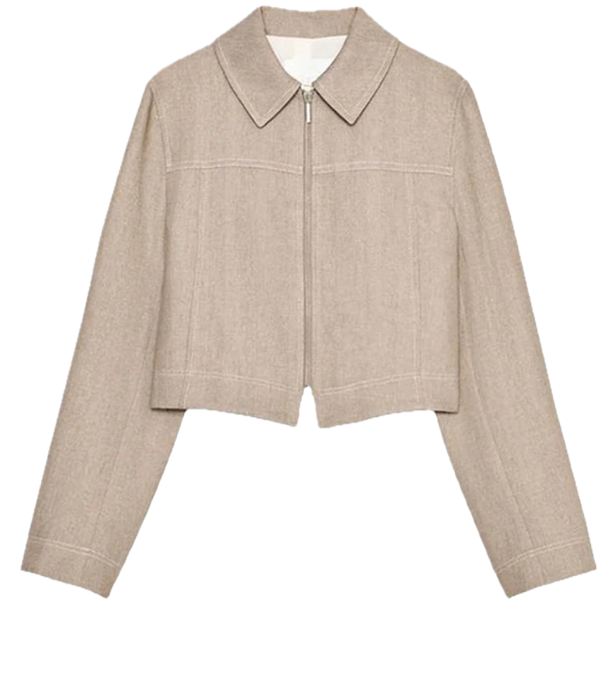 Sleeve Pleated Jacket