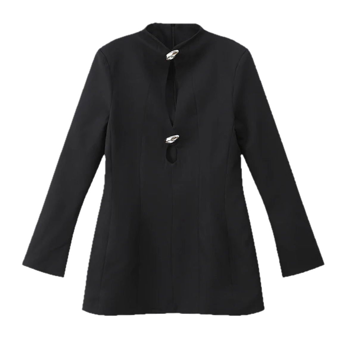 Black Hollow Out Mini