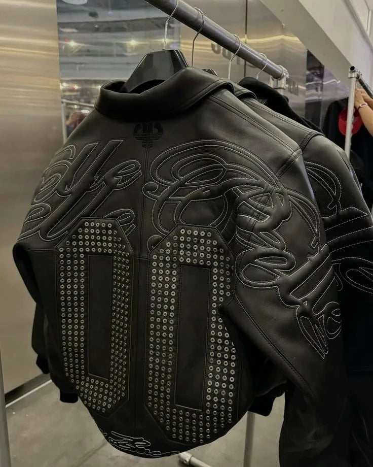 Y2K Retro Rivet Jacket