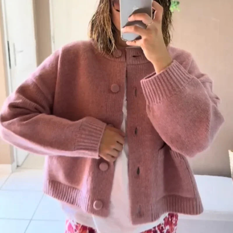 Cardigan O Neck F Jacket