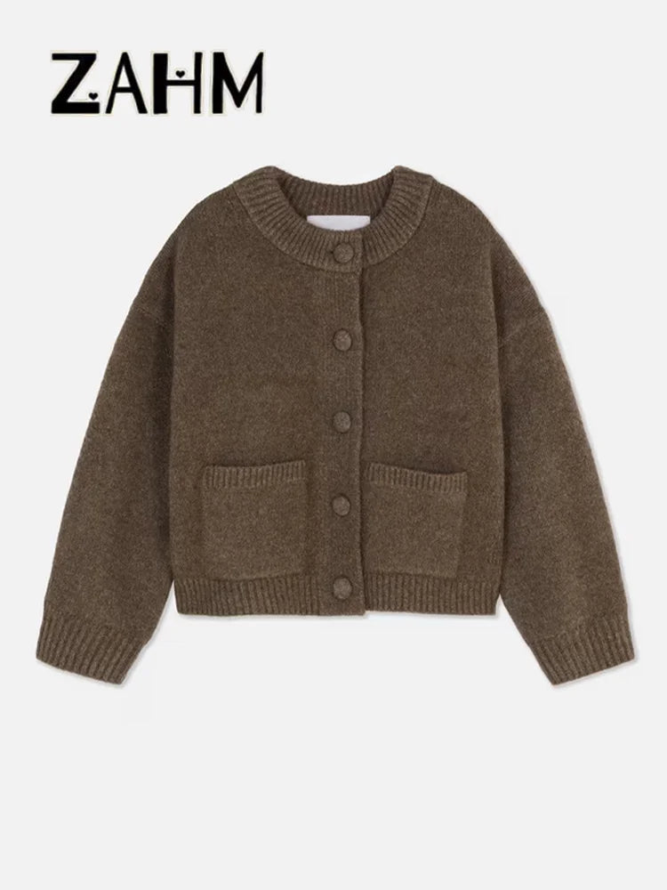 Cardigan O Neck F Jacket