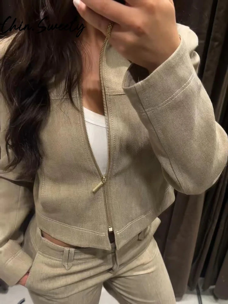 Sleeve Pleated Jacket