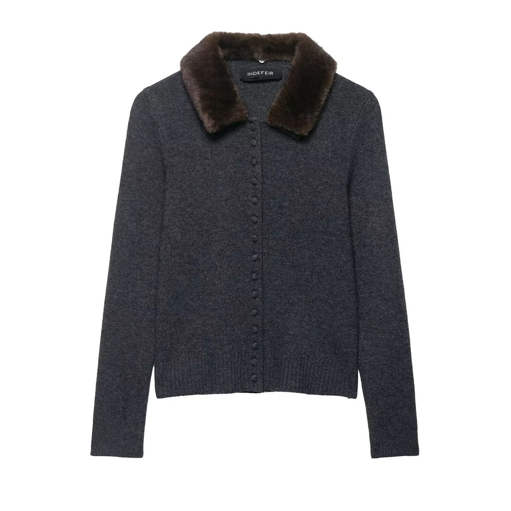 Women's Knitted Cardigans Coat