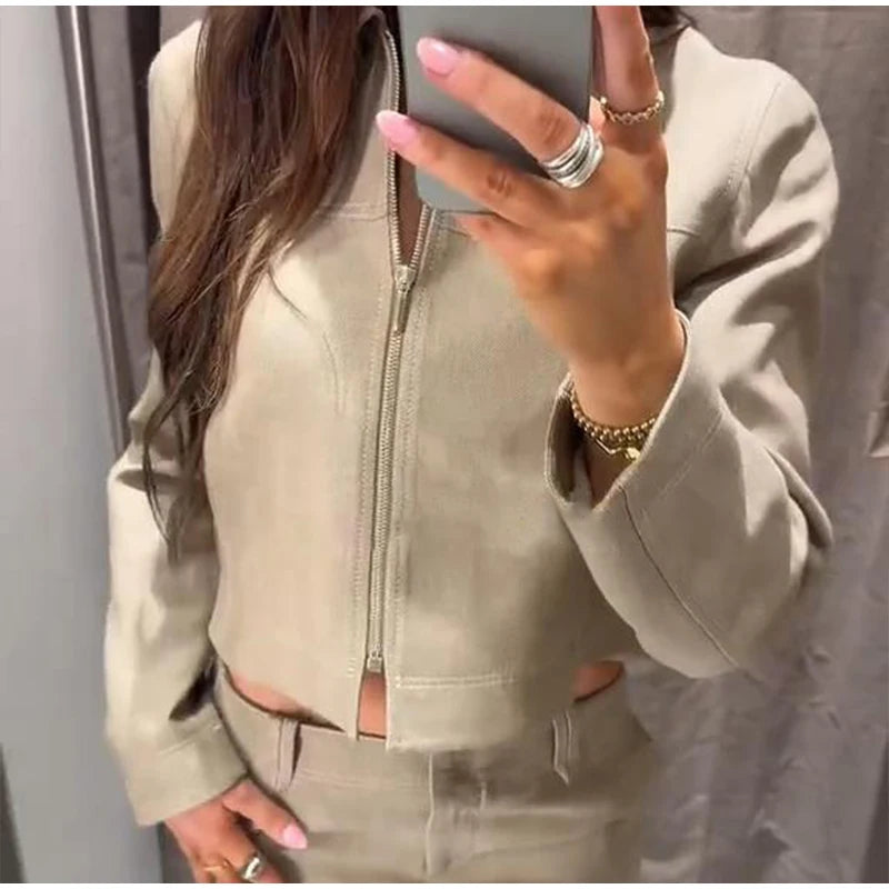 Sleeve Pleated Jacket