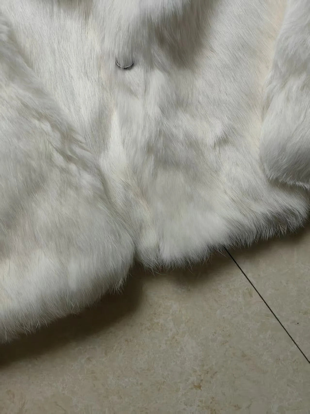 Real Rex Rabbit Fur Coat f