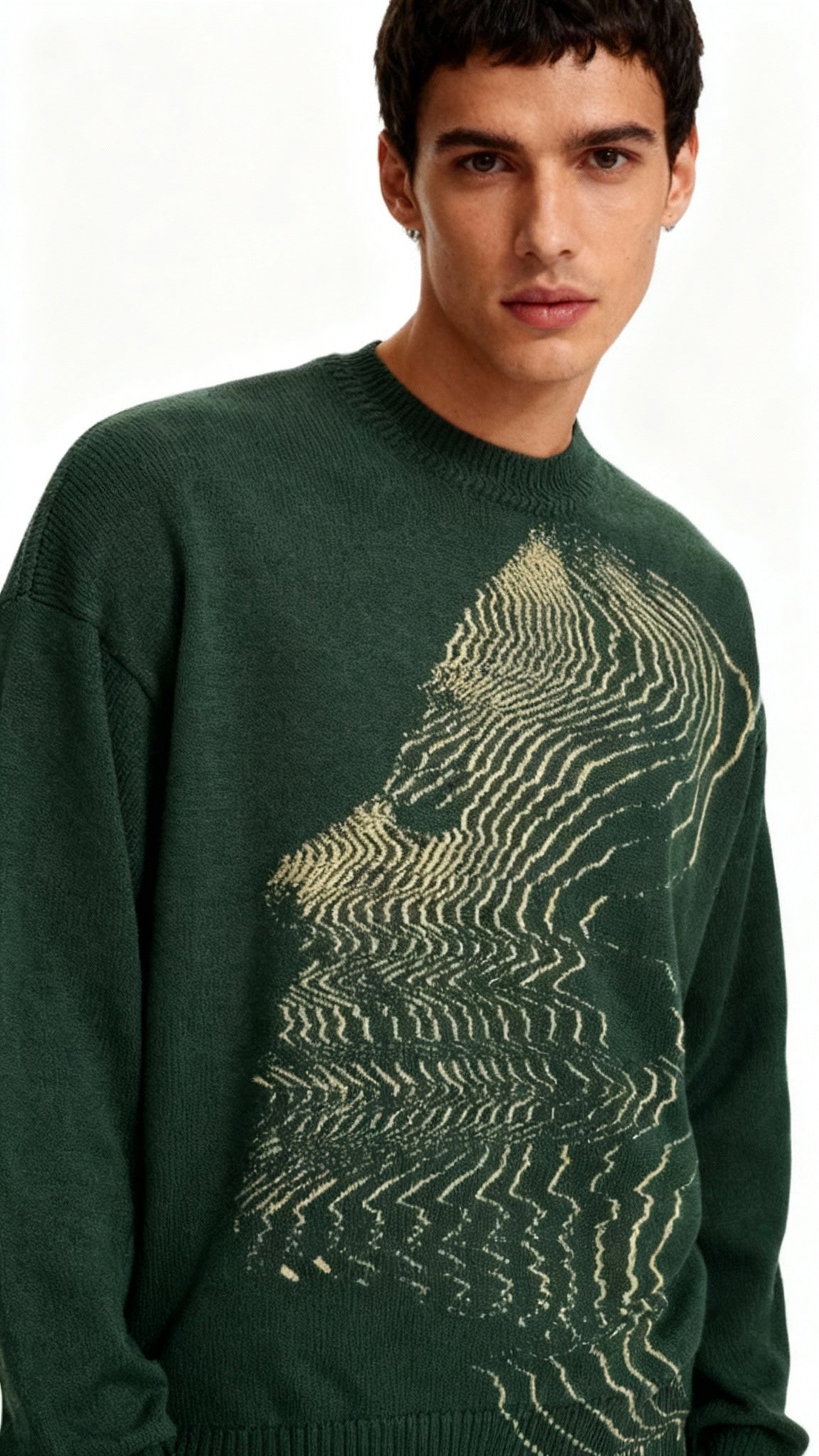 O-neck Gothic Sweater