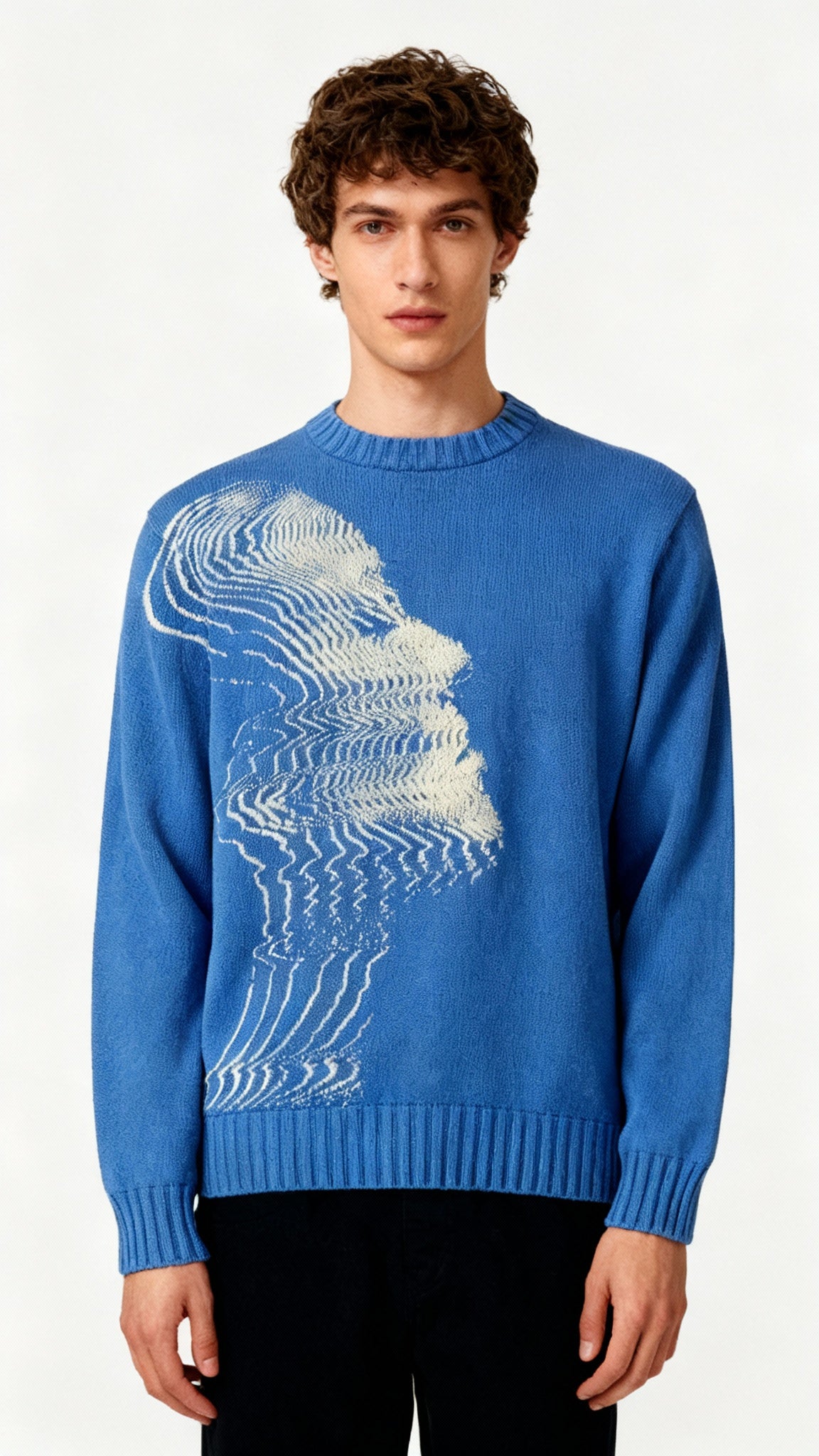 O-neck Gothic Sweater